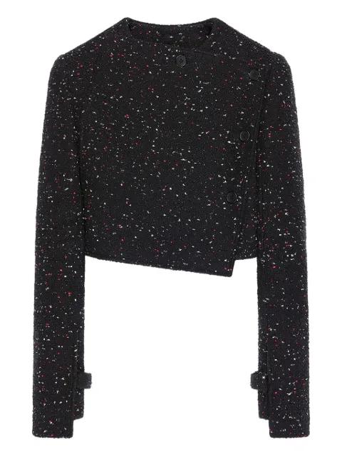 tweed cropped jacket by COURREGES