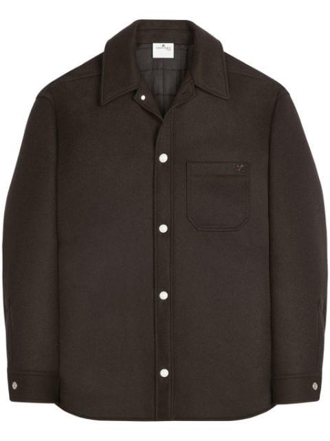 wool blend overshirt by COURREGES
