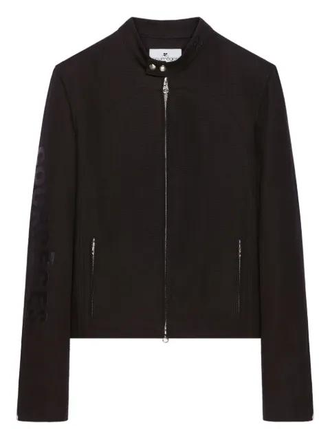 zip-up bomber jacket by COURREGES