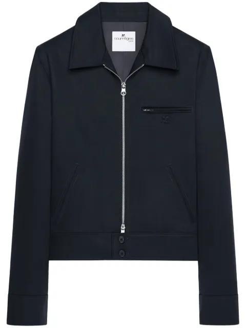 zip-up jacket by COURREGES
