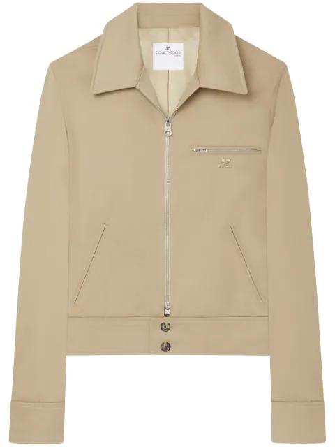 zip-up jacket by COURREGES