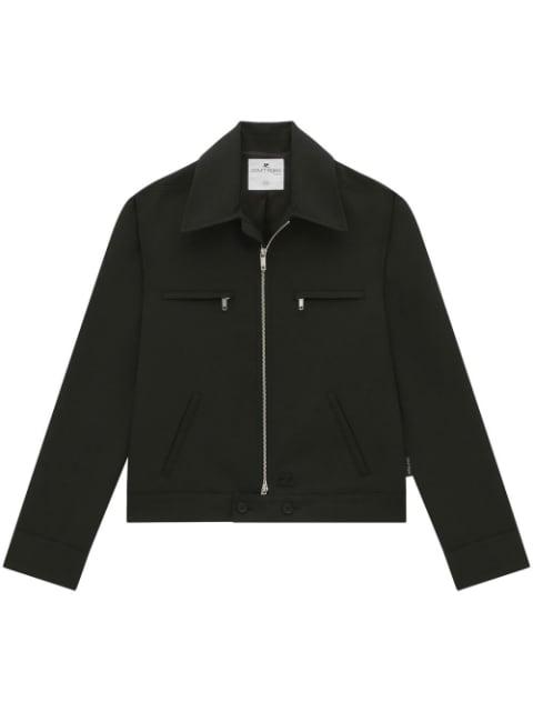 zip-up shirt jacket by COURREGES