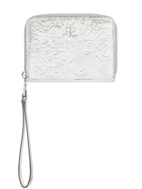 zipped compact wallet by COURREGES