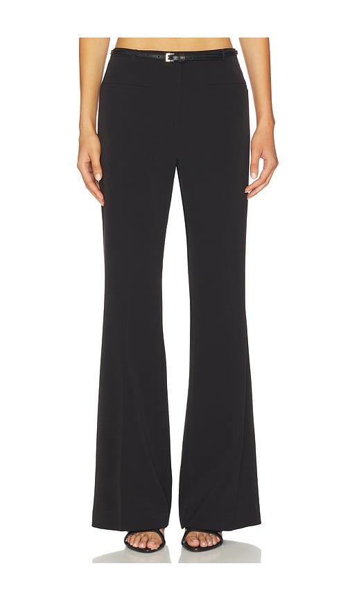 Courtney Zheng Selene Scuba Pant in Black by COURTNEY ZHENG