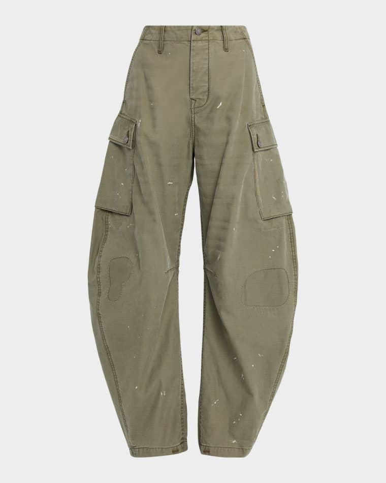 Barrel-Leg Cargo Pants by COUT DE LA LIBERTE