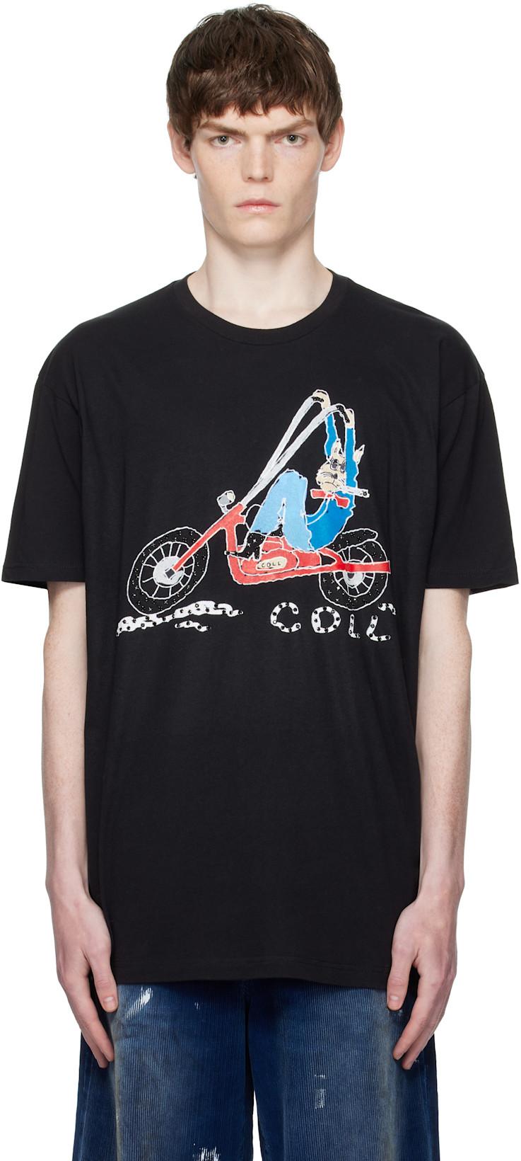 Black Freddy Chopper Cout Rider T-shirt by COUT DE LA LIBERTE