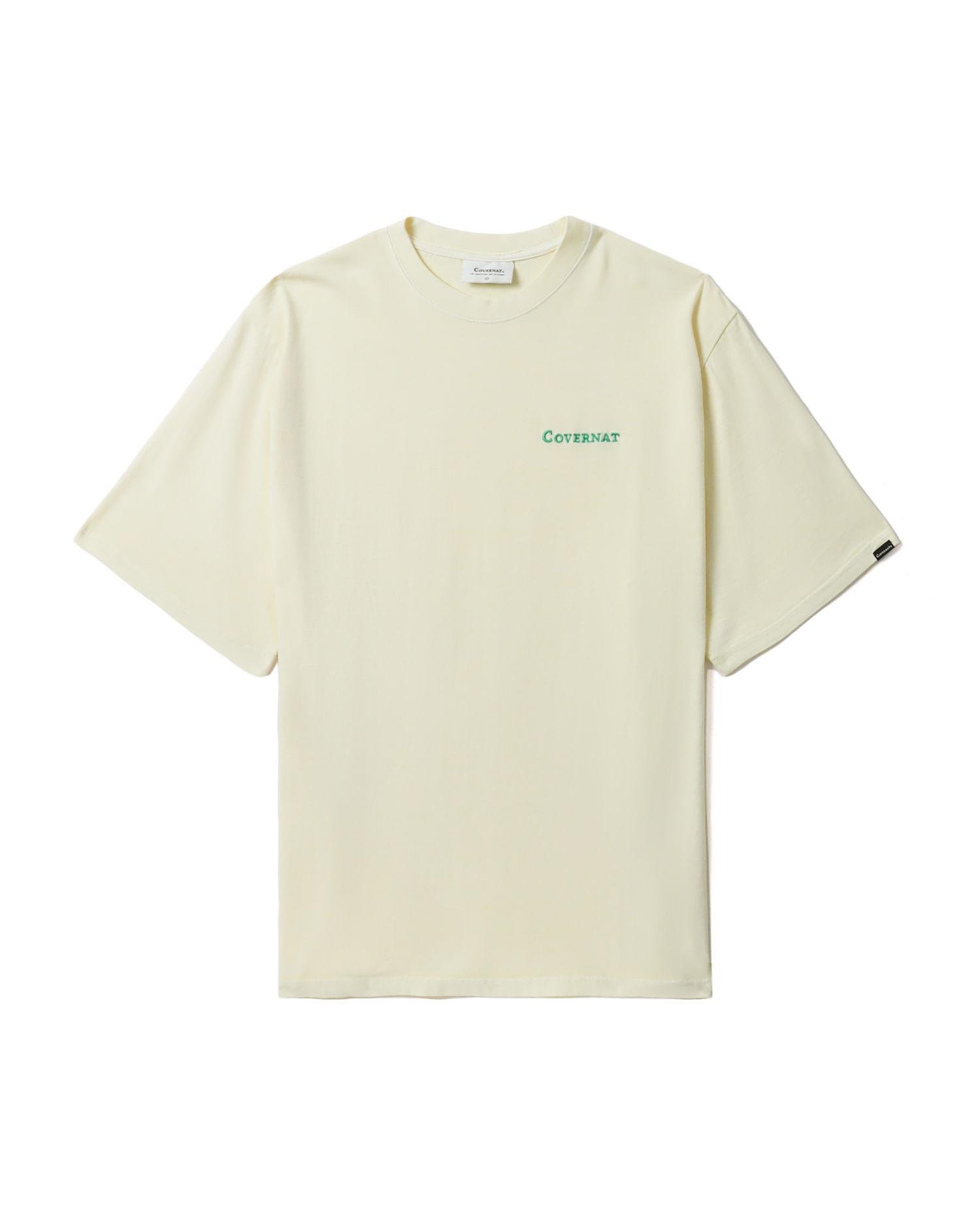 Embroidered logo tee by COVERNAT