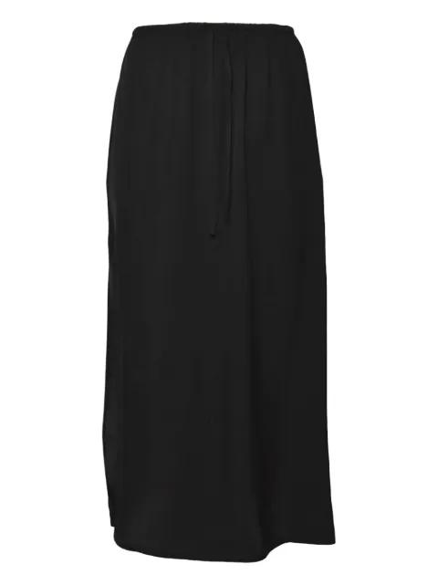 drawstring-waist midi skirt by COVERT