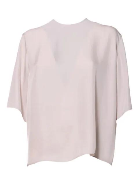 open-back blouse by COVERT