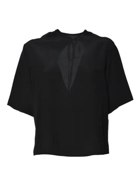 open-back blouse by COVERT