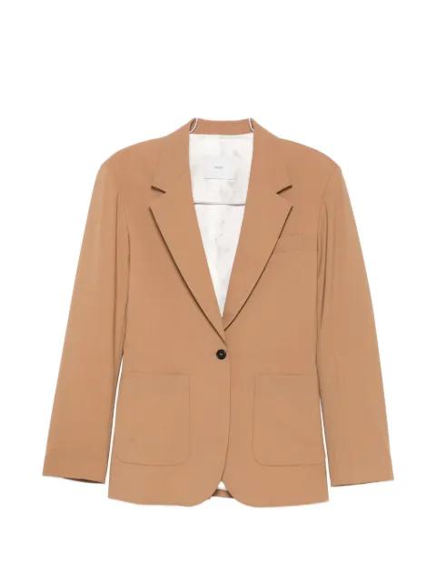 single-breasted patch-pocket blazer by COVERT