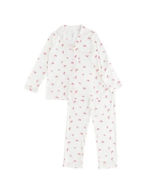 bow-print pyjama set by COZY CREW CLUB