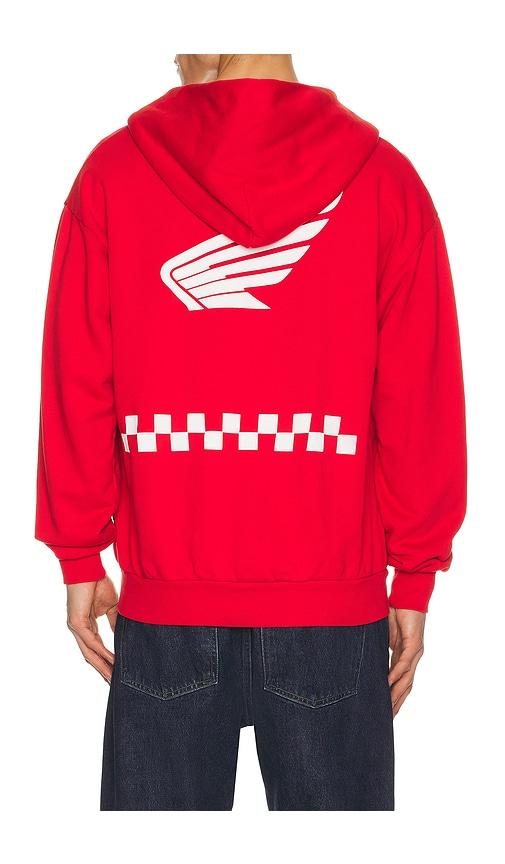 CPTN Apparel Boost Full Zip Hoodie in Red by CPTN APPAREL