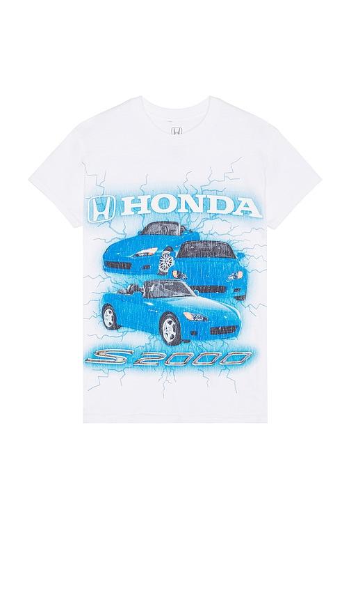 CPTN Apparel Top Down Tee in White by CPTN APPAREL