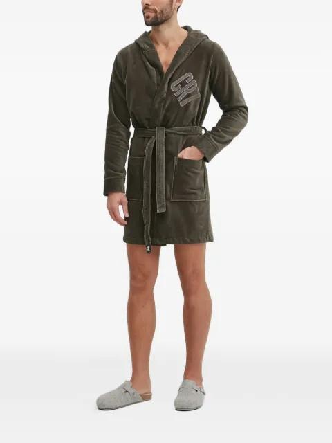 hoodied belted robe by CR7 CRISTIANO RONALDO