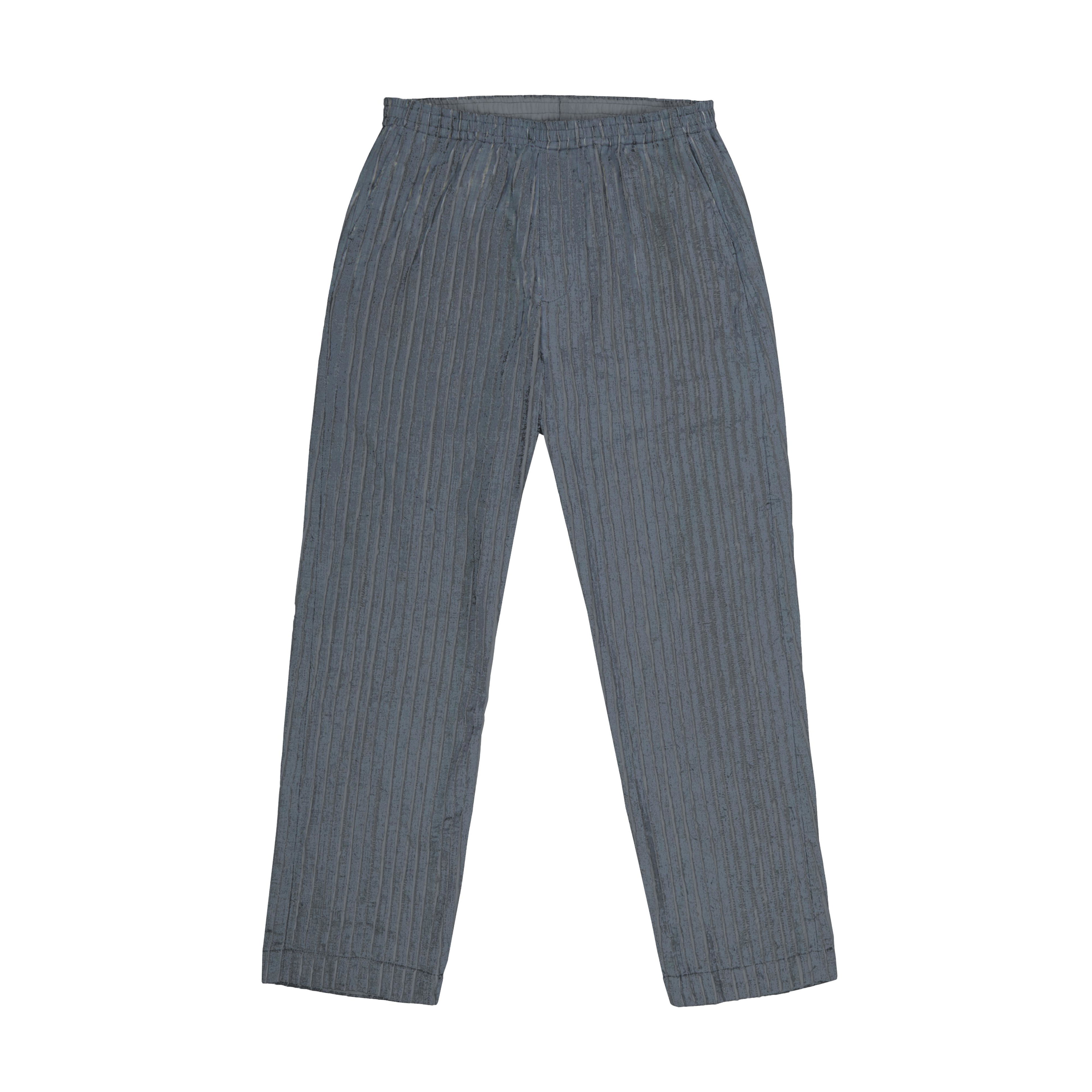 CRAIG GREEN - Men's Hand Fra Yed Stripe Trouser - (Grey) by CRAIG GREEN