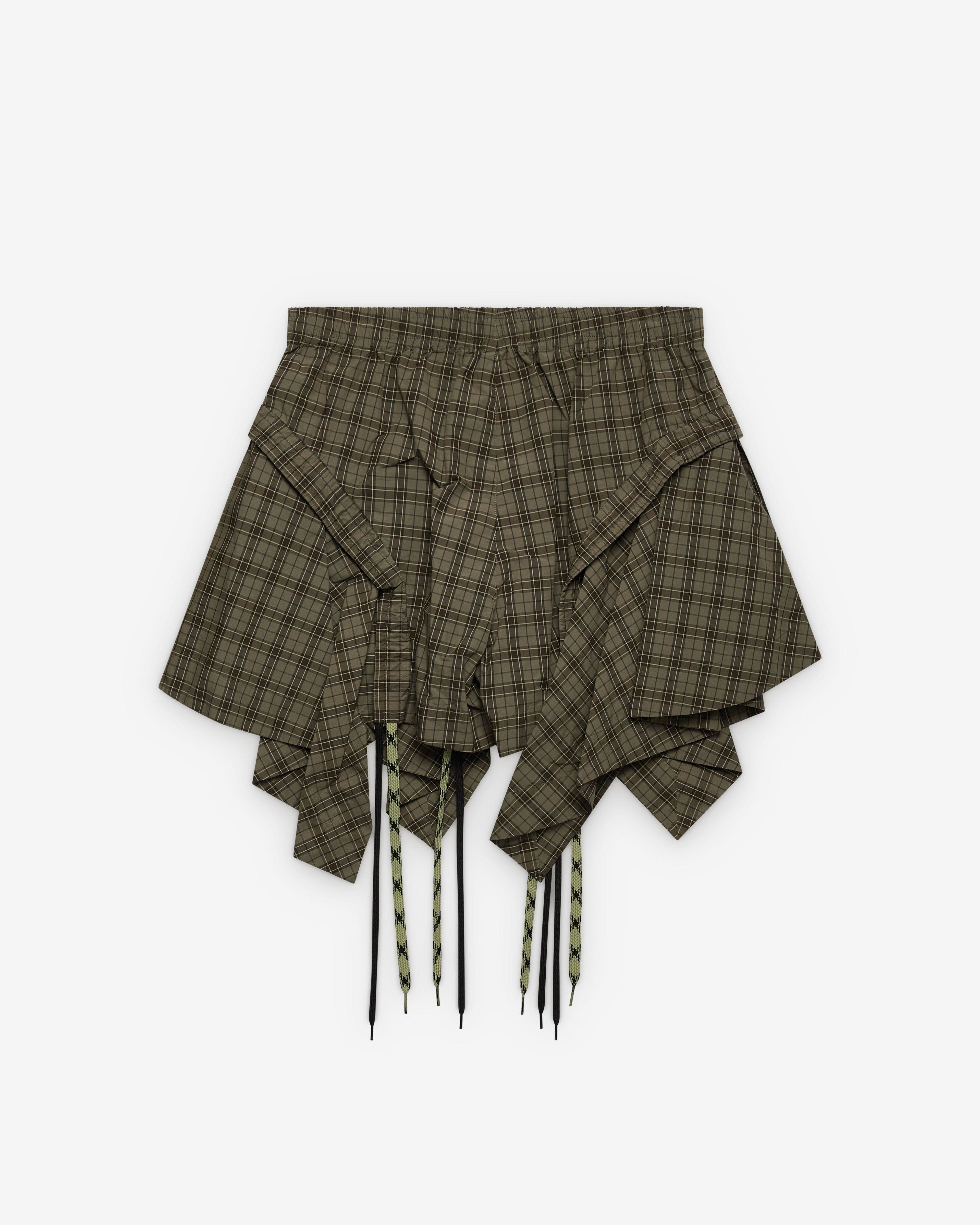 Craig Green - Men's Circle Drape Shorts - (Grey) by CRAIG GREEN