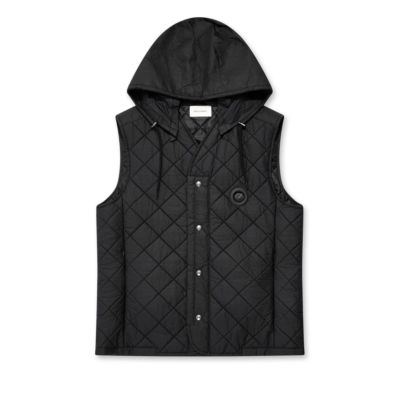 Craig Green - Men's Coated Vest - (Black) by CRAIG GREEN