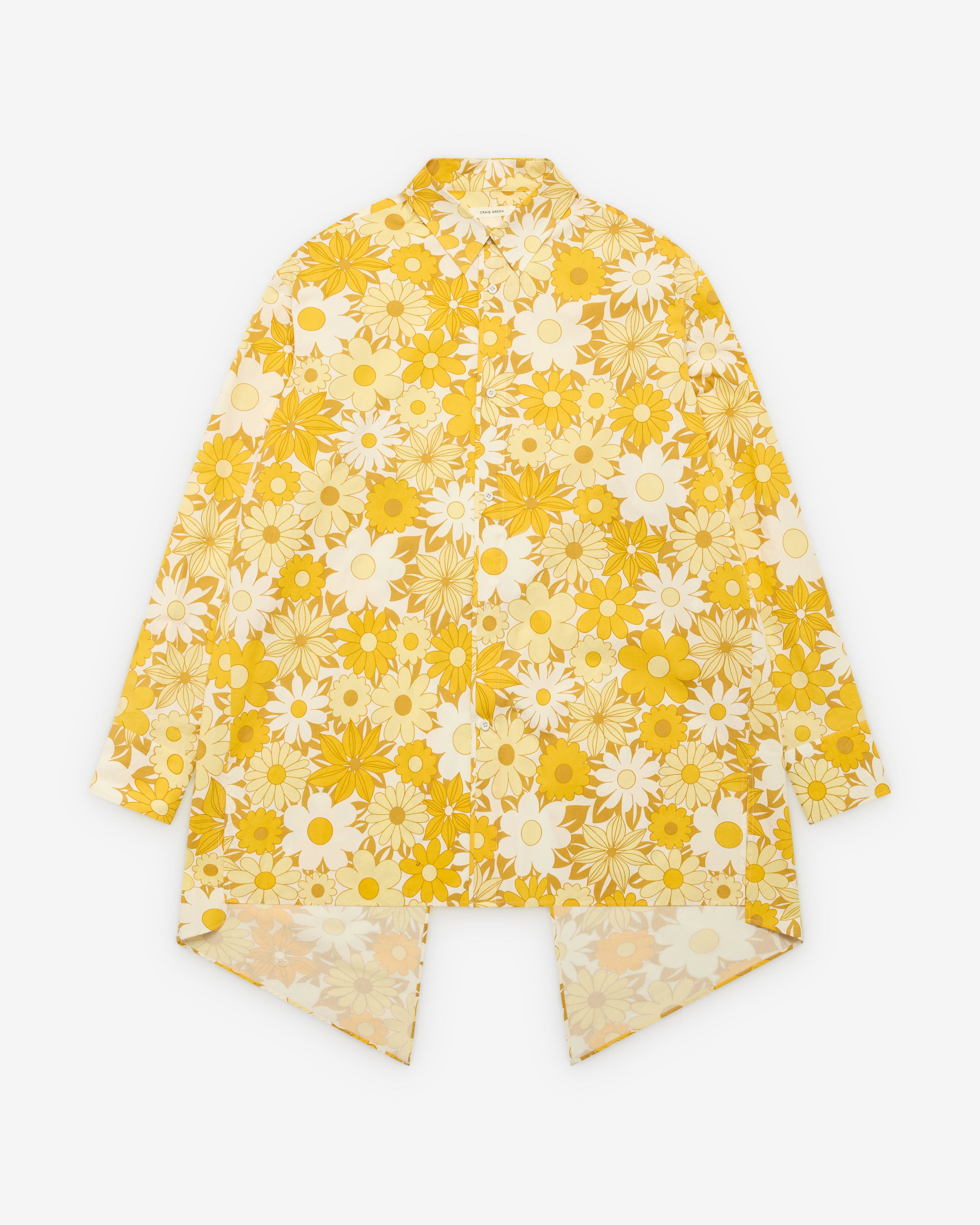 Craig Green - Men's DSM Exclusive Open-Back Shirt - (Yellow Dandelion) by CRAIG GREEN