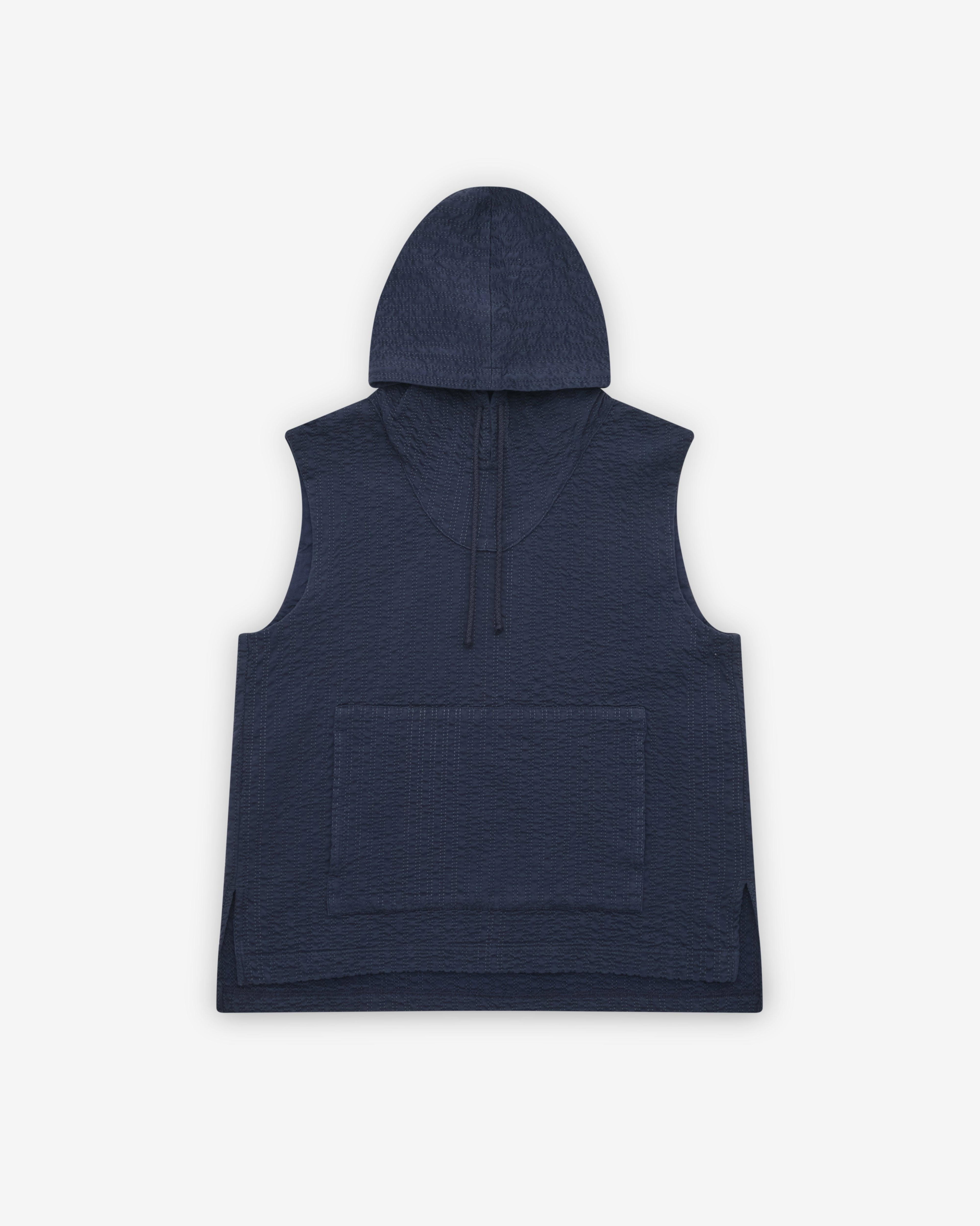 Craig Green - Men's Embroidered Linestitch Vest - (Navy) by CRAIG GREEN