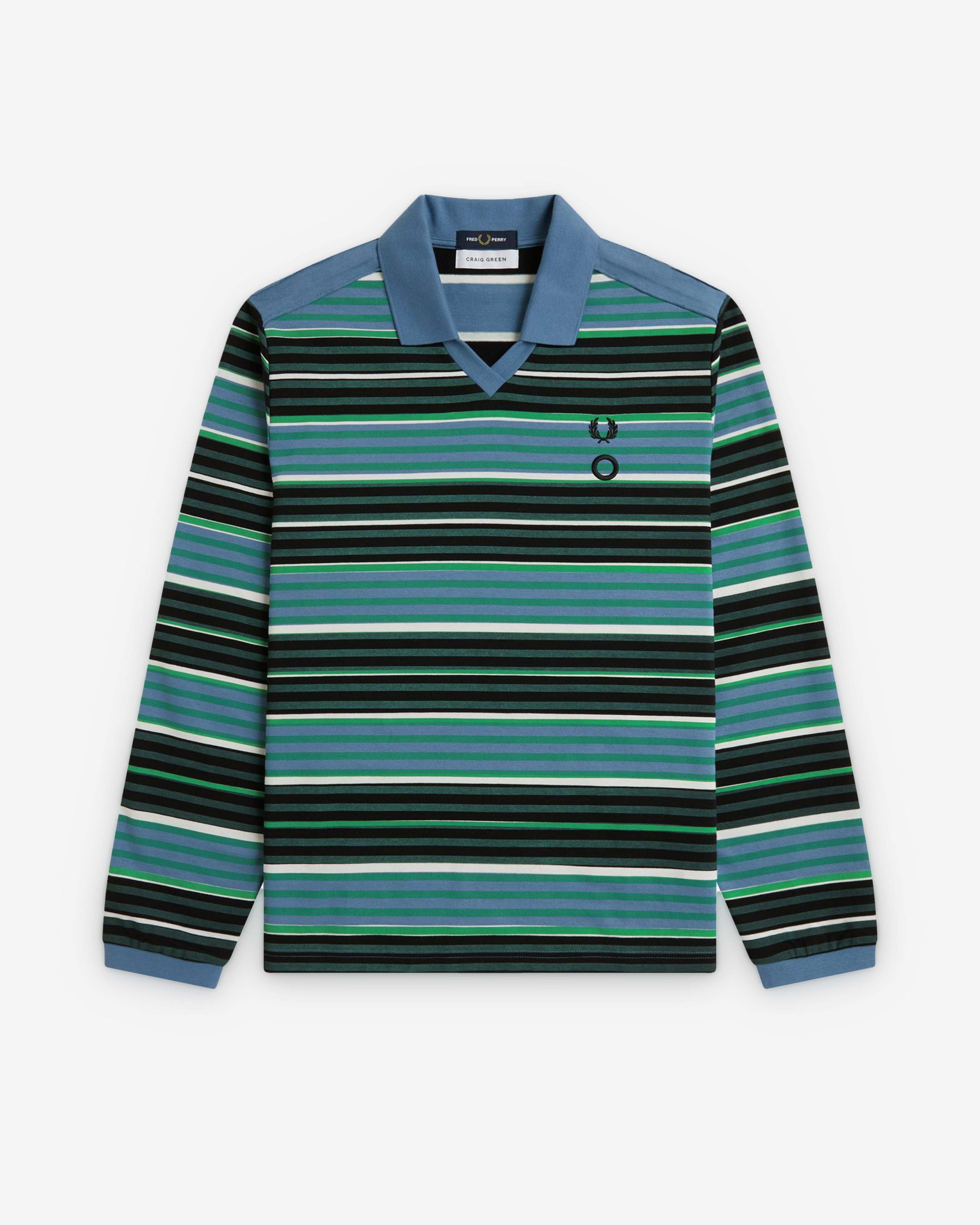 Craig Green - Men's Fred Perry Henley Polo Shirt - (Craig Light Blue) by CRAIG GREEN