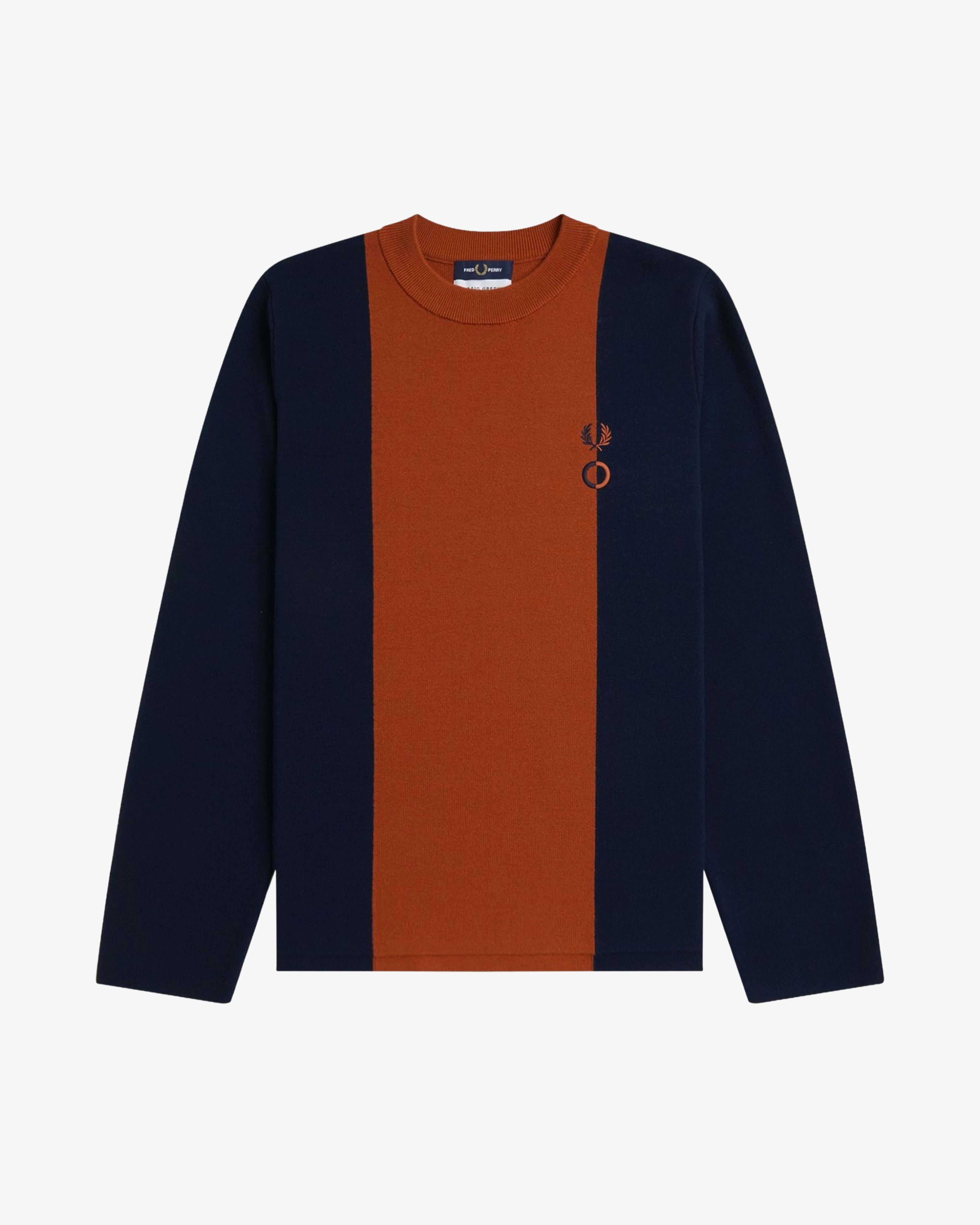 Craig Green - Men's Fred Perry Long Sleeve Knitted Top - (Multi) by CRAIG GREEN