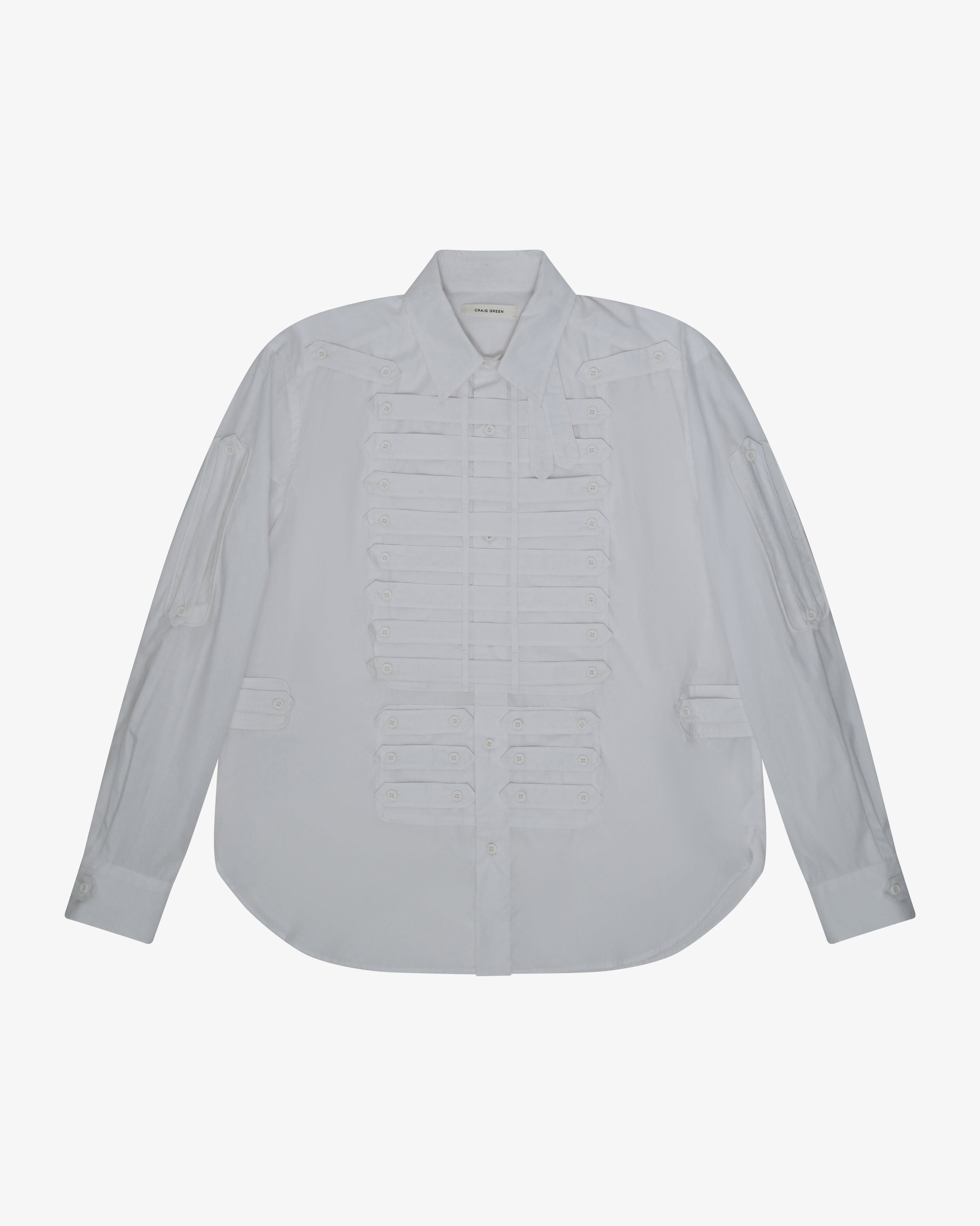 Craig Green - Men's Multi Tab Shirt - (White) by CRAIG GREEN