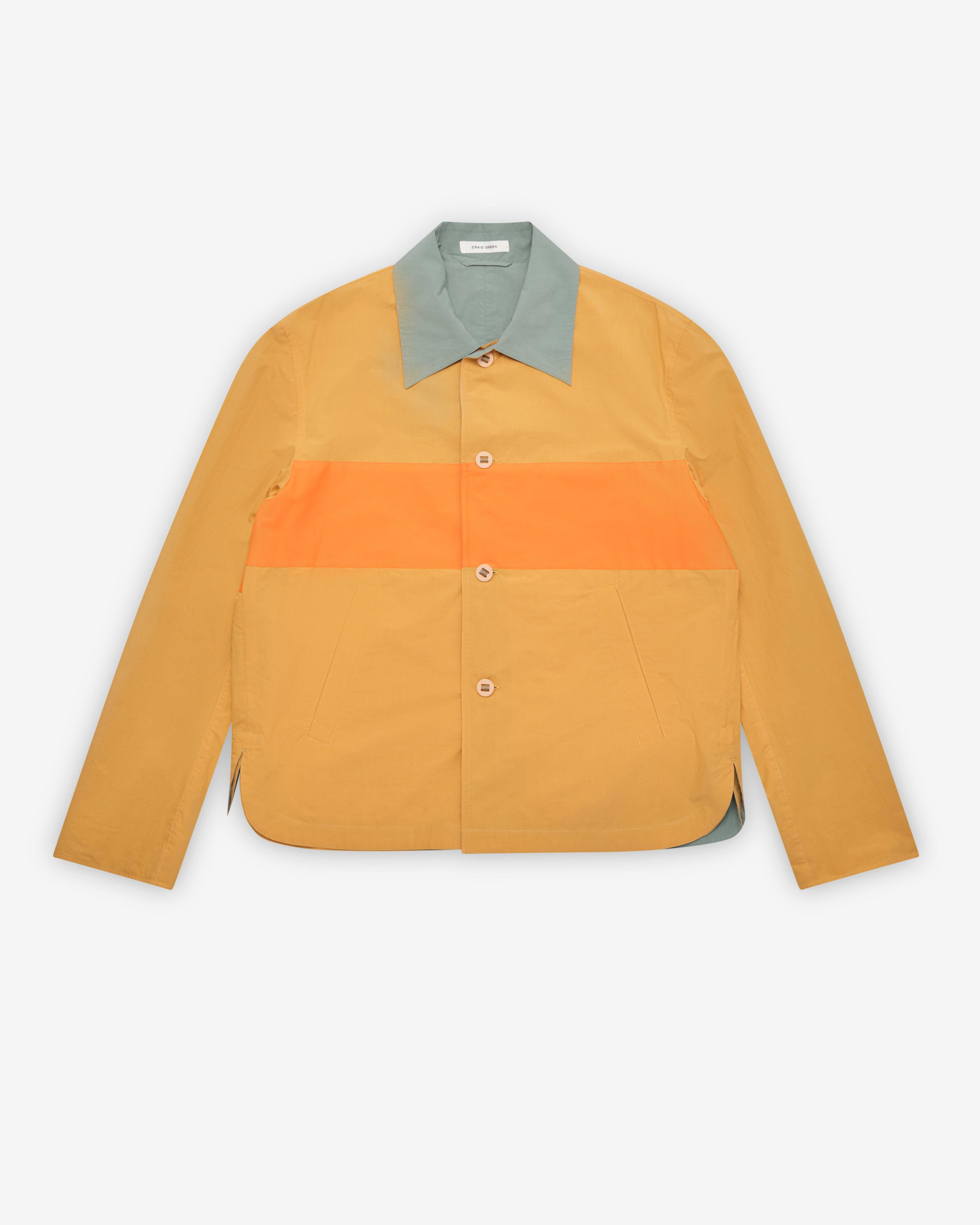 Craig Green - Men's Reversible Worker Jacket - (Yellow/Blue) by CRAIG GREEN