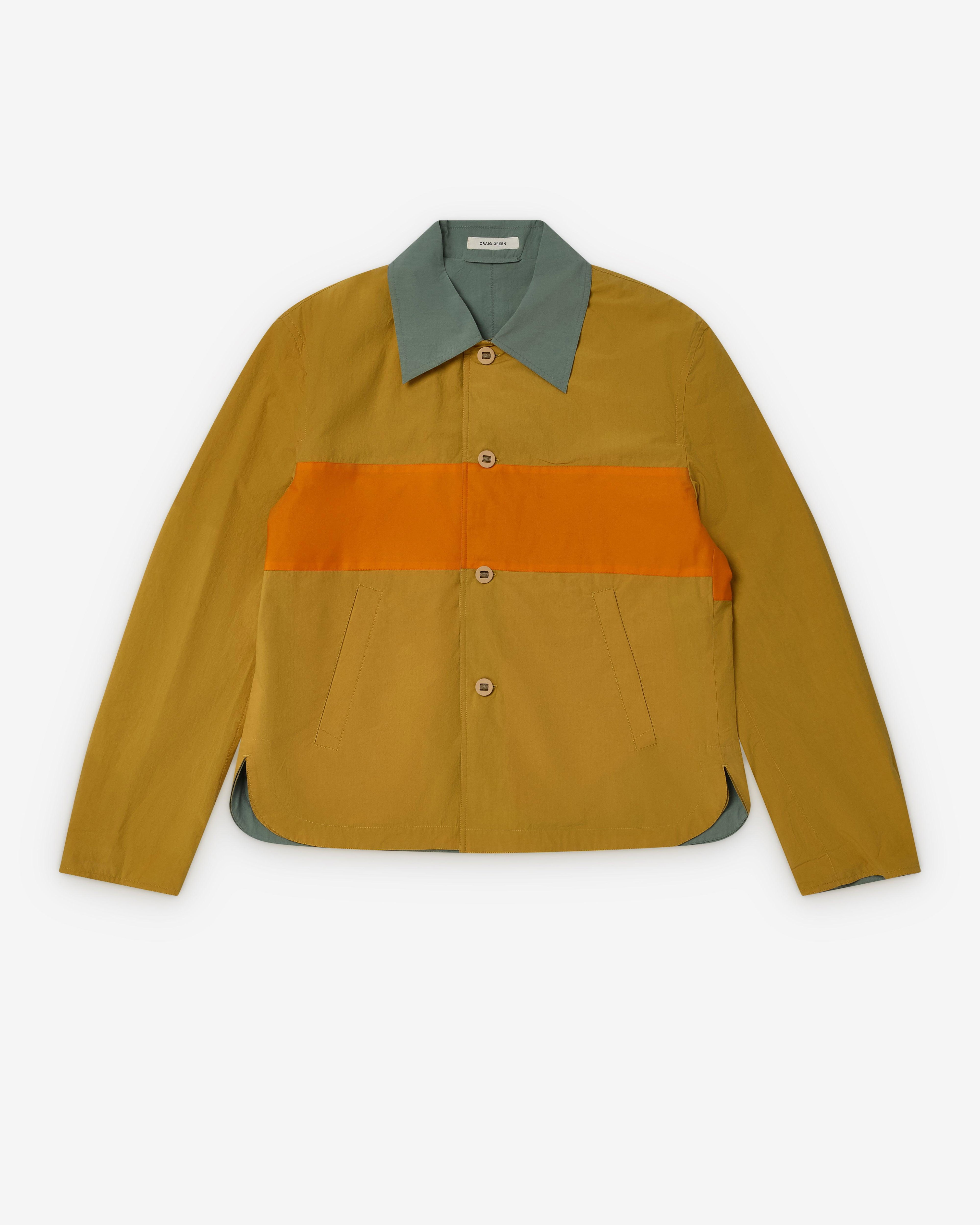 Craig Green - Men's Reversible Worker Jacket - (Yellow/Orange) by CRAIG GREEN