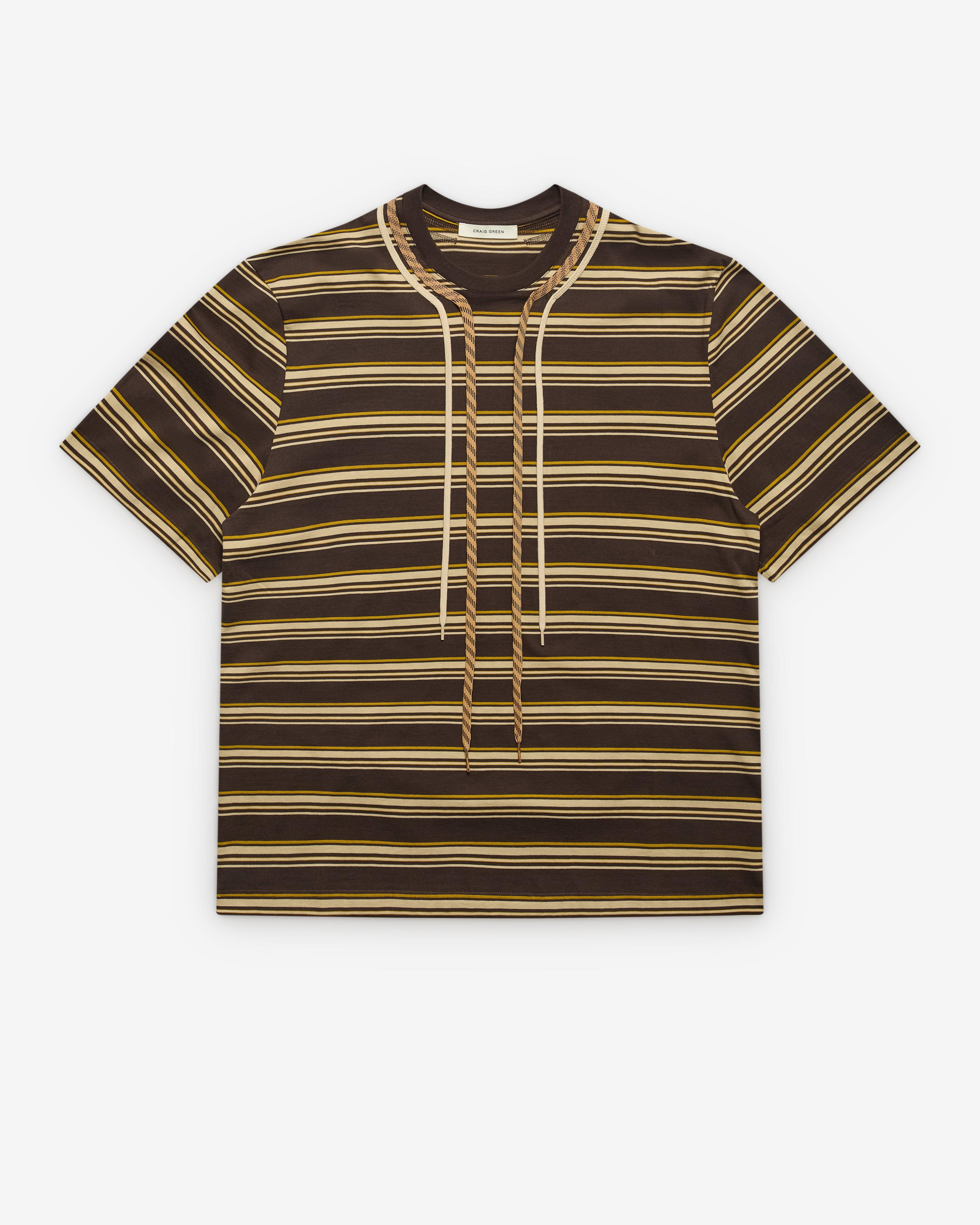 Craig Green - Men's Trek-Lace T-Shirt - (Charcoal) by CRAIG GREEN