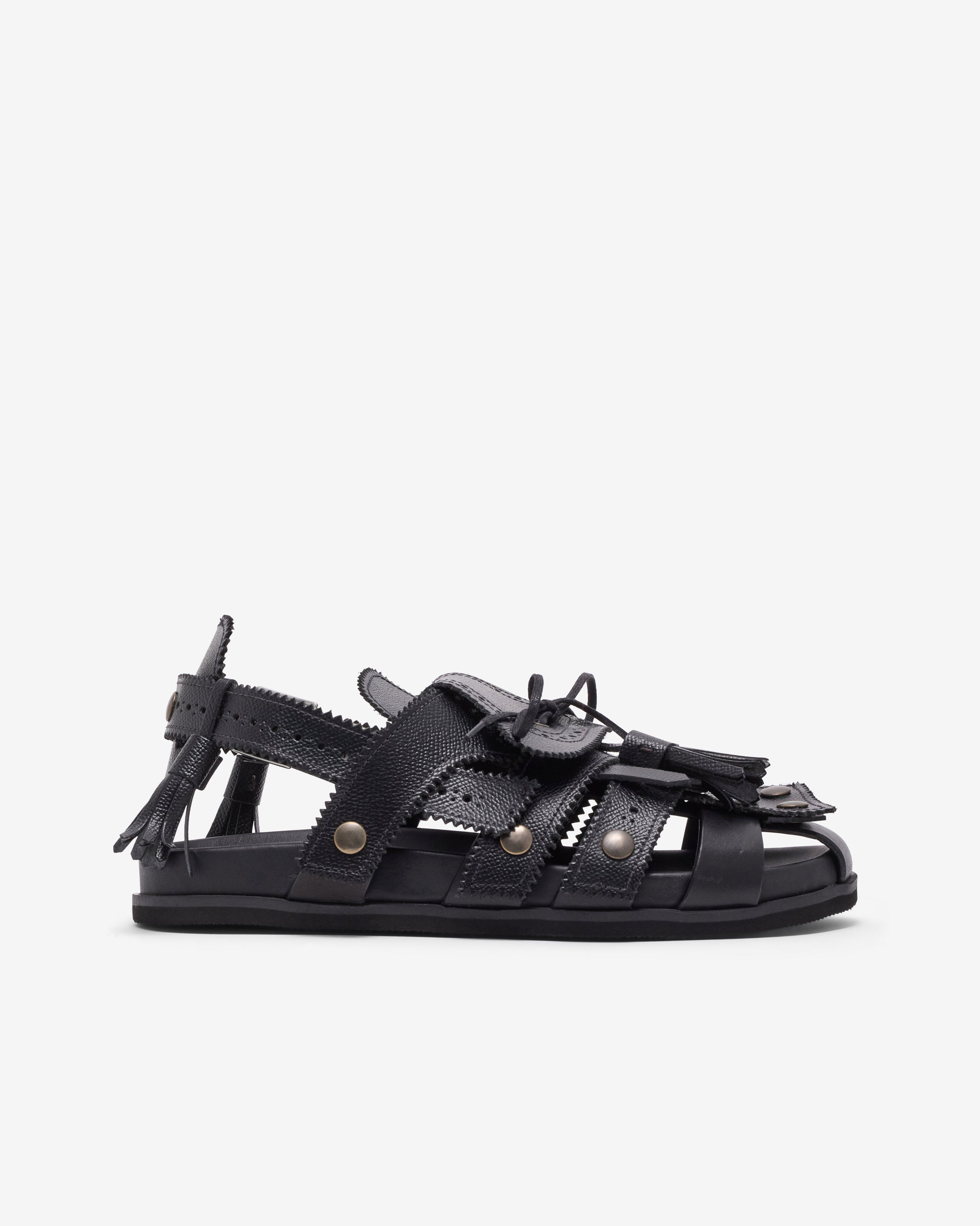 Grenson - Men's Craig Green Quinton Sandal - (Black) by CRAIG GREEN