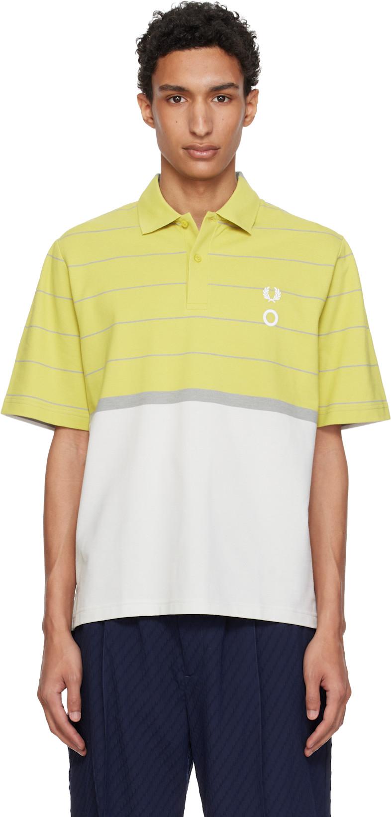 Multicolor Fred Perry Edition 'Half And Half' Polo by CRAIG GREEN