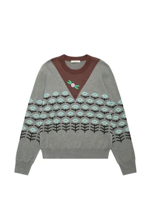 Pixel Flower sweater by CRAIG GREEN