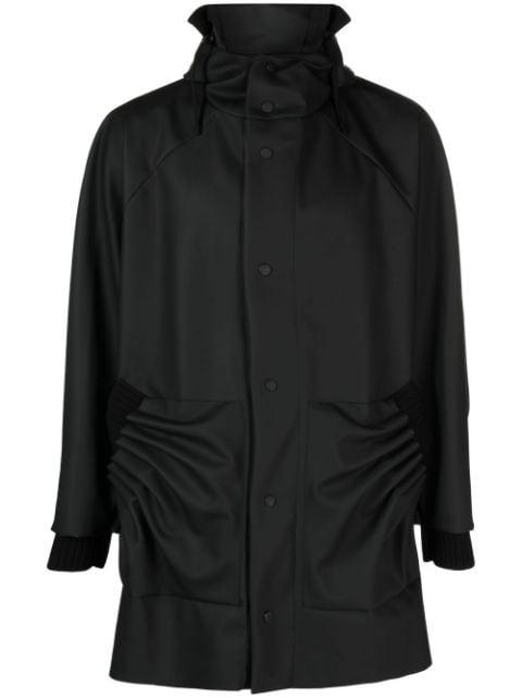 Tube Pleat raincoat by CRAIG GREEN