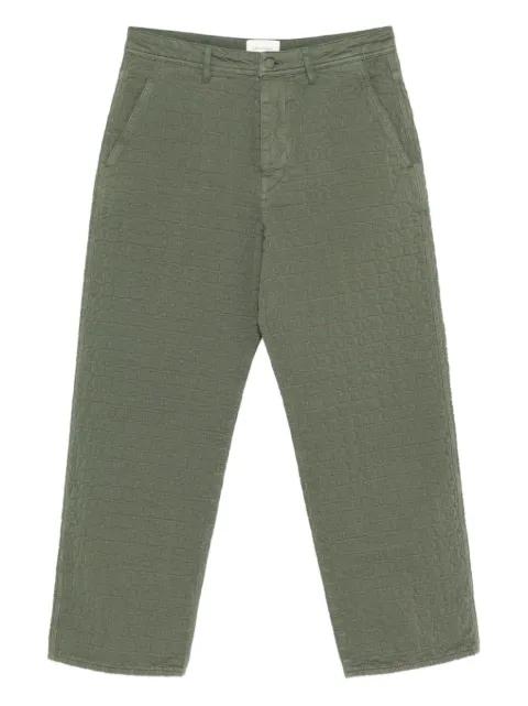 circle-quilted trousers by CRAIG GREEN