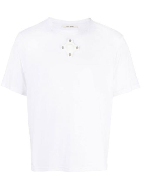 eyelet-detail short-sleeve T-shirt by CRAIG GREEN