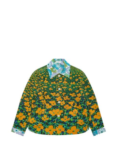 floral-print shirt jacket by CRAIG GREEN