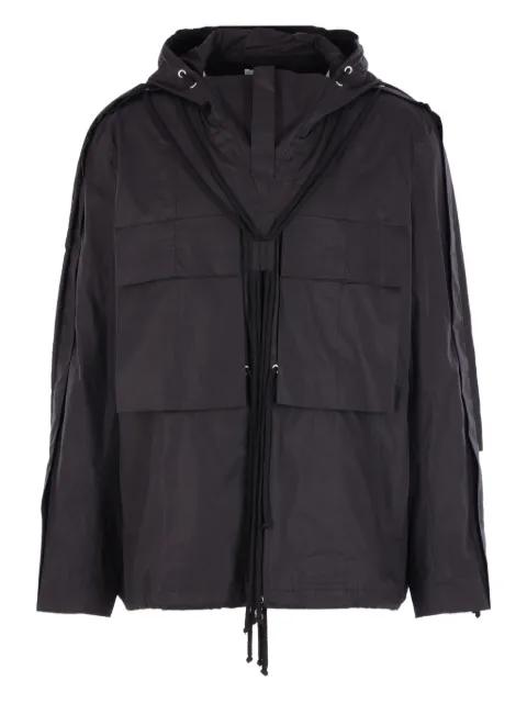 high-collar hoodied jacket by CRAIG GREEN
