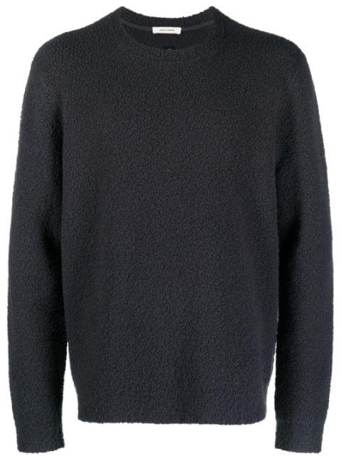 logo-plaque fleece jumper by CRAIG GREEN