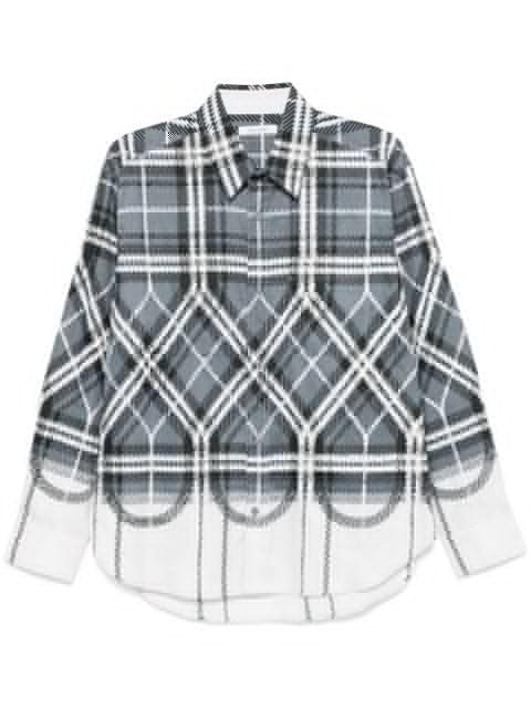 plaid-check faded shirt by CRAIG GREEN