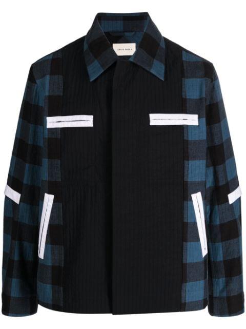 plaid-pattern worker jacket by CRAIG GREEN