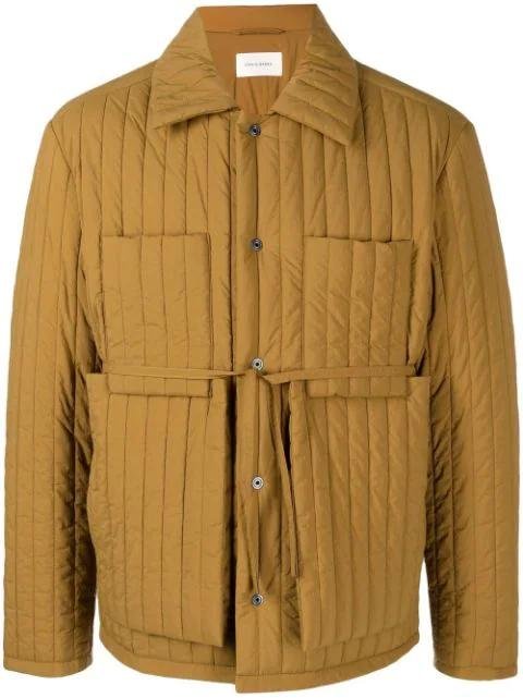 quilted belted jacket by CRAIG GREEN