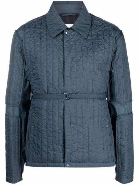 quilted belted-waist jacket by CRAIG GREEN