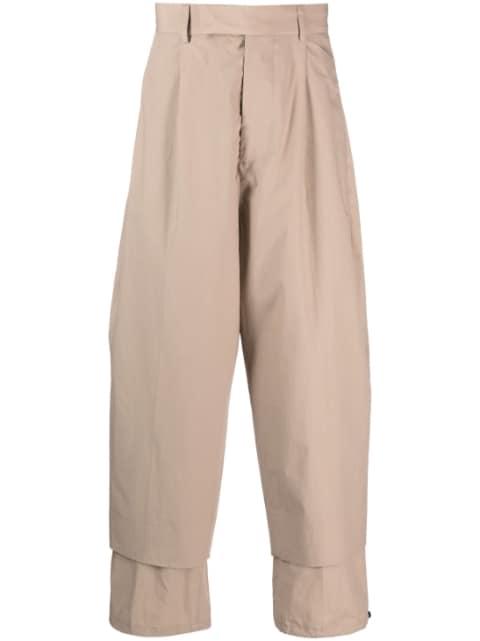 tailored cropped trousers by CRAIG GREEN
