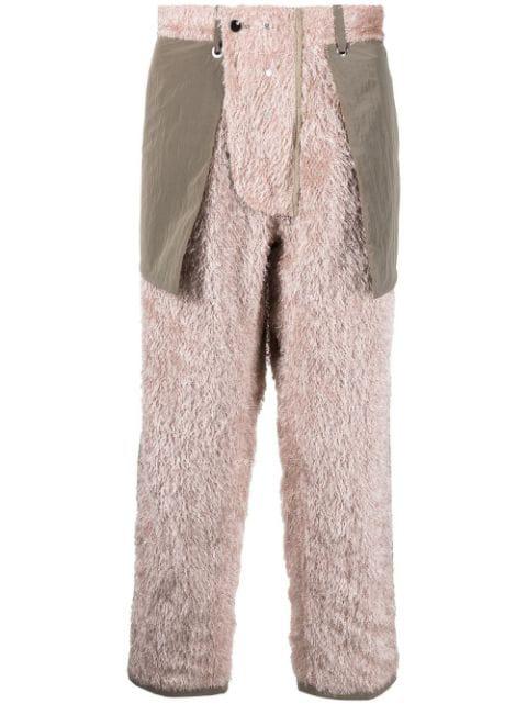textured-finish straight-leg trousers by CRAIG GREEN