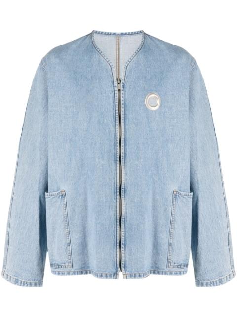 zip-up denim jacket by CRAIG GREEN