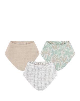 Cove Beach Life Muslin Bibs by CRANE BABY
