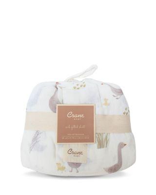 Crane Baby Unisex Charlie Fitted Crib Sheet by CRANE BABY
