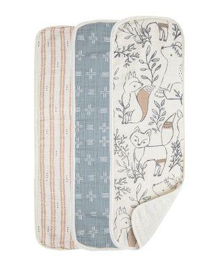 Ezra Burp Cloths by CRANE BABY