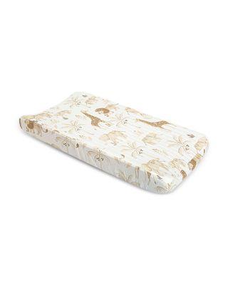 Kendi Quilted Change Pad Cover - Safari by CRANE BABY